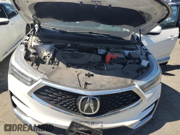 2020 Acura RDX w/Technology Pkg with VIN 5J8TC2H50LL030149, listed as a Copart auction lot 68702974 with 29,809 mi miles and Salvage Title. Bid and sale history available at carsss.com. Image 12.