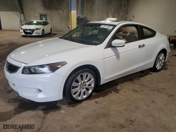 2010 Honda Accord Cpe EX-L with VIN 1HGCS2B80AA008098, listed as a Copart auction lot 47071595 with NaN miles and Salvage Title. Bid and sale history available at carsss.com. Image 1.