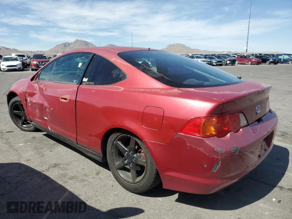 2002 Acura RSX Manual z VIN JH4DC53812C002413, wystawiony jako Copart lot #58204645 z przebiegiem 239 861 mil mil oraz Szkoda całkowita • Salvage title. Historia ofert i sprzedaży dostępna na DreamBid. Obrazek 2.