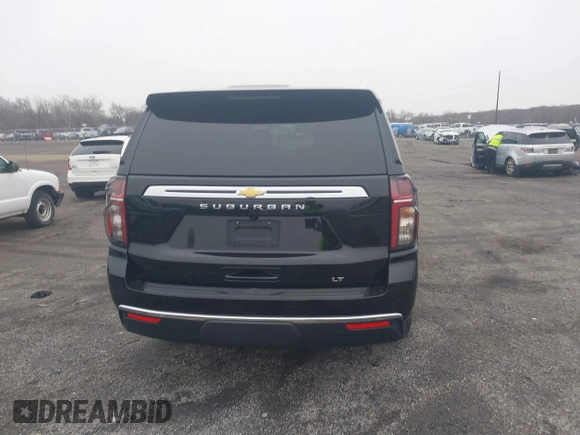 2023 Chevrolet Suburban LT with VIN 1GNSKCKD0PR129079, listed as a IAAI auction lot 41547855 with 158,820 mi miles and . Bid and sale history available at DreamBid. Image 16.