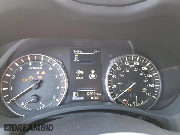 2023 Infiniti Q50 Sensory with VIN JN1EV7CP2PM512518, listed as a Copart auction lot 74486644 with 12,919 mi miles and Non repairable. Bid and sale history available at DreamBid. Image 9.
