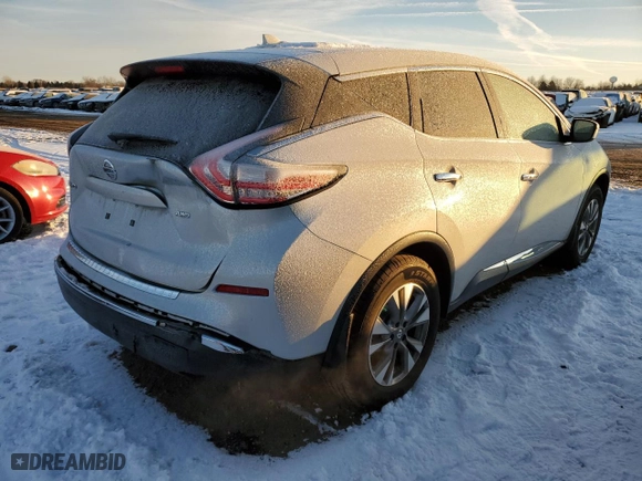 2018 Nissan Murano Platinum with VIN 5N1AZ2MH2JN186128, listed as a Copart auction lot 85924154 with 65,399 mi miles and Salvage Title. Bid and sale history available at carsss.com. Image 3.