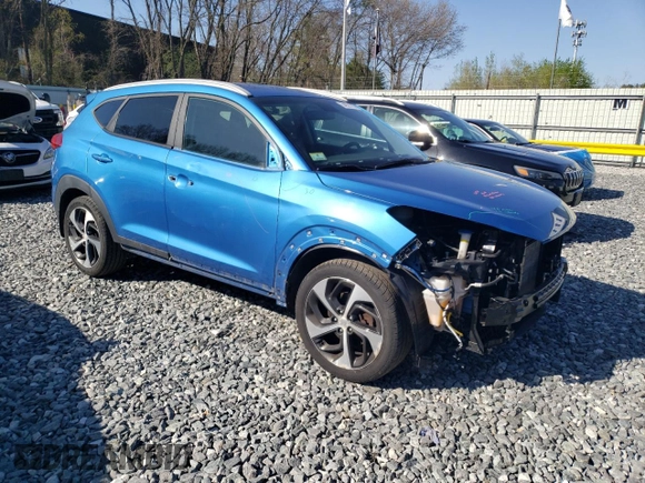 2017 Hyundai Tucson Limited z VIN KM8J3CA23HU328915, wystawiony jako Copart lot #54921755 z przebiegiem 113 812 mil mil oraz Szkoda całkowita • Salvage title. Historia ofert i sprzedaży dostępna na DreamBid. Obrazek 4.
