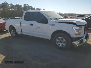 2017 Ford F-150 XL with VIN 1FTEX1CF8HKC27458, listed as a Copart auction lot 48112715 with 191,000 mi miles and Salvage Title. Bid and sale history available at carsss.com. Image 4.