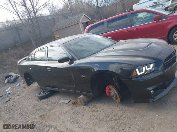 2012 Dodge Charger SRT8 with VIN 2C3CDXEJ4CH169812, listed as a IAAI auction lot 41780652 with 172,728 mi miles. Bid and sale history available at carsss.com. Image 13.