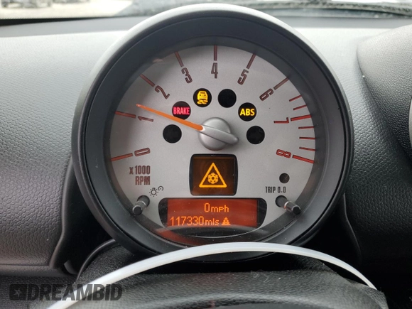 2011 MINI Countryman S with VIN WMWZC5C57BWM10732, listed as a Copart auction lot 83070254 with 117,330 mi miles and Clean Title. Bid and sale history available at DreamBid. Image 9.