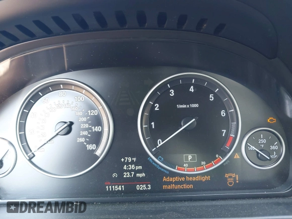 2013 BMW 5 Series 535i with VIN WBAFR7C55DC822262, listed as a IAAI auction lot 42136544 with 111,541 mi miles and . Bid and sale history available at DreamBid. Image 7.