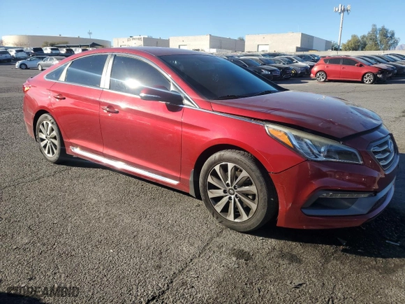 2015 Hyundai Sonata 2.4L Limited with VIN 5NPE34AF6FH187991, listed as a Copart auction lot 85745194 with 44,374 mi miles and Salvage Title. Bid and sale history available at carsss.com. Image 4.