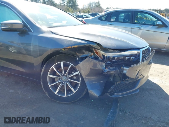 2020 Acura TLX w/Technology Pkg with VIN 19UUB1F57LA011789, listed as a IAAI auction lot 41760374 with 47,442 mi miles. Bid and sale history available at carsss.com. Image 6.
