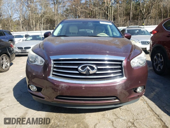 2014 Infiniti QX60 with VIN 5N1AL0MN3EC504335, listed as a Copart auction lot 46644225 with 164,544 mi miles and Salvage Title. Bid and sale history available at DreamBid. Image 5.