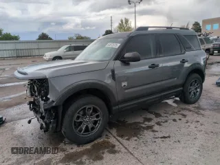 2022 Ford Bronco Sport Big Bend z VIN 3FMCR9B62NRD20724, wystawiony jako Copart lot #54873575 z przebiegiem 57 678 mil mil oraz Szkoda całkowita • Salvage title. Historia ofert i sprzedaży dostępna na DreamBid. Obrazek 1.