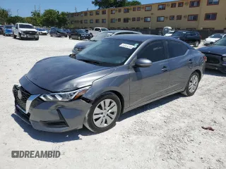 2023 Nissan Sentra S z VIN 3N1AB8BV8PY303147, wystawiony jako Copart lot #57037215 z przebiegiem 11 853 mil mil oraz Szkoda całkowita • Salvage title. Historia ofert i sprzedaży dostępna na DreamBid. Obrazek 1.