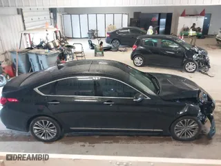 2015 Hyundai Genesis 3.8L with VIN KMHGN4JE1FU012186, listed as a IAAI auction lot 41753637 with 91,241 mi miles. Bid and sale history available at carsss.com. Image 13.