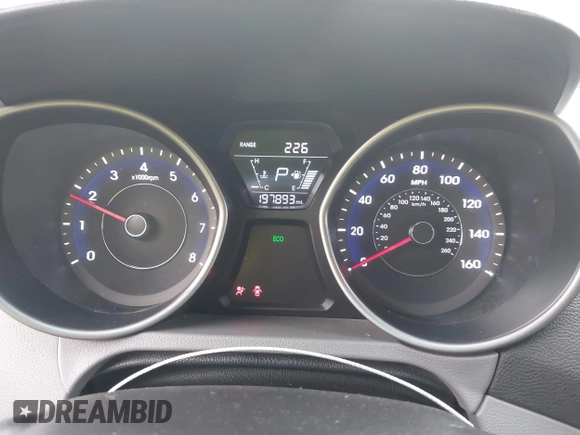 2016 Hyundai Elantra SE with VIN 5NPDH4AE0GH688106, listed as a IAAI auction lot 42208887 with 197,893 mi miles and . Bid and sale history available at DreamBid. Image 7.