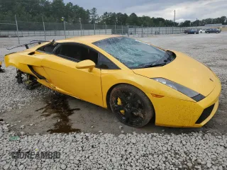 2004 Lamborghini Gallardo z VIN ZHWGU11SX4LA00563, wystawiony jako Copart lot #73732524 z przebiegiem 51 762 mil mil oraz Szkody całkowita. Historia ofert i sprzedaży dostępna na DreamBid. Obrazek 4.
