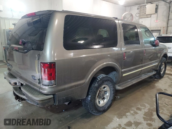 2004 Ford Excursion Limited с VIN 1FMNU43S64EA70976, выставлен на аукционе Copart как лот 72036304 с пробегом 321 026 миль миль и Списание • Salvage title. История ставок и продаж доступна на DreamBid. Изображение 3.