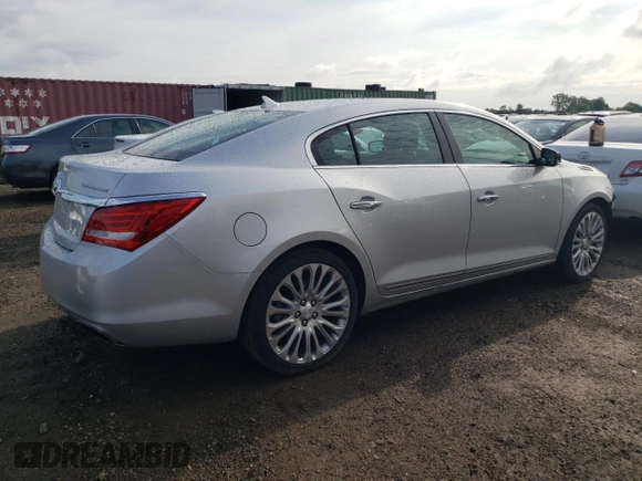 2014 Buick LaCrosse Premium II with VIN 1G4GF5G36EF207938, listed as a Copart auction lot 61226035 with 115,612 mi miles and Salvage title. Bid and sale history available at DreamBid. Image 3.