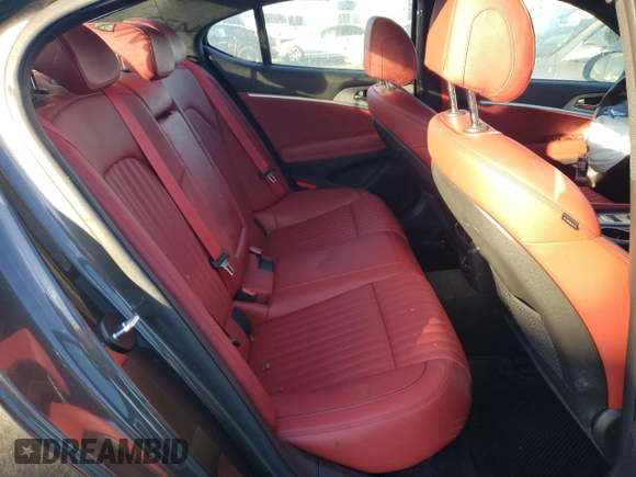 2023 Genesis G70 2.0T with VIN KMTG34TA1PU122906, listed as a Copart auction lot 73328364 with 11,439 mi miles and Salvage Title. Bid and sale history available at carsss.com. Image 10.