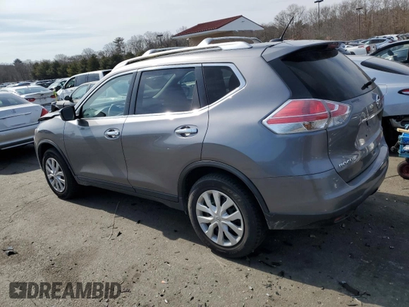 2016 Nissan Rogue S with VIN KNMAT2MV9GP609649, listed as a Copart auction lot 47899345 with 86,407 mi miles and Salvage Title. Bid and sale history available at carsss.com. Image 2.