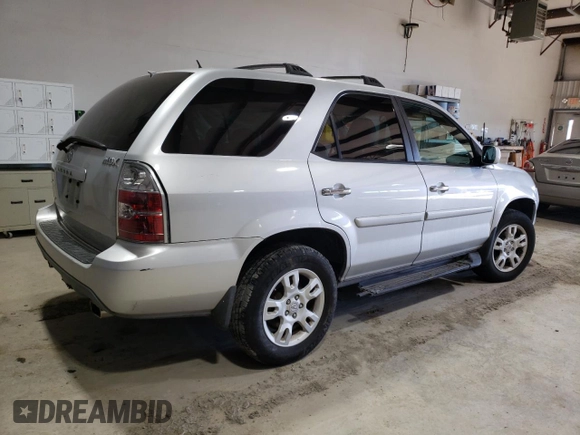 2006 Acura MDX Touring w/Navi with VIN 2HNYD18856H541230, listed as a Copart auction lot 45393405 with 177,132 mi miles and Salvage Title. Bid and sale history available at carsss.com. Image 3.