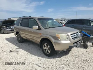 2006 Honda Pilot EX with VIN 5FNYF28406B007416, listed as a Copart auction lot 48826825 with 212,708 mi miles and Salvage Title. Bid and sale history available at DreamBid. Image 4.
