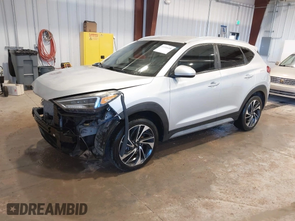 2019 Hyundai Tucson Ultimate with VIN KM8J3CAL8KU995978, listed as a IAAI auction lot 41105208 with 108,268 mi miles. Bid and sale history available at carsss.com. Image 18.