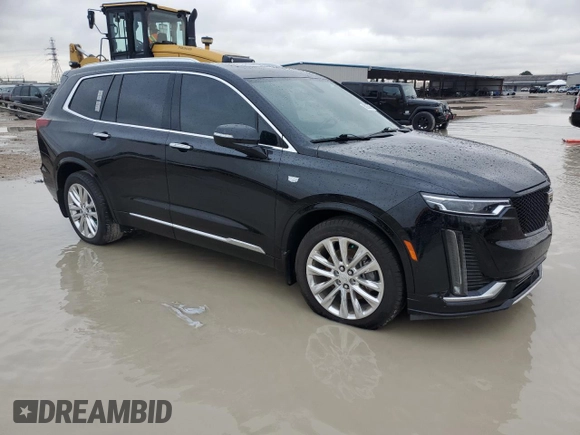 2020 Cadillac XT6 AWD Premium Luxury with VIN 1GYKPFRS5LZ227559, listed as a Copart auction lot 88250675 with 46,789 mi miles and Salvage Title. Bid and sale history available at carsss.com. Image 4.