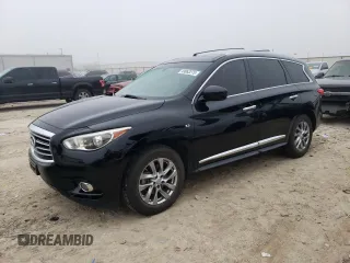 2015 Infiniti QX60 with VIN 5N1AL0MN4FC555537, listed as a Copart auction lot 43863275 with 113,159 mi miles and Salvage Title. Bid and sale history available at carsss.com. Image 1.