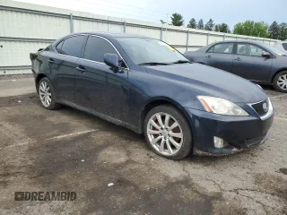 2006 Lexus IS 250 with VIN JTHCK262X62005682, listed as a Copart auction lot 61405595 with Not provided miles and Salvage title. Bid and sale history available at DreamBid. Image 4.