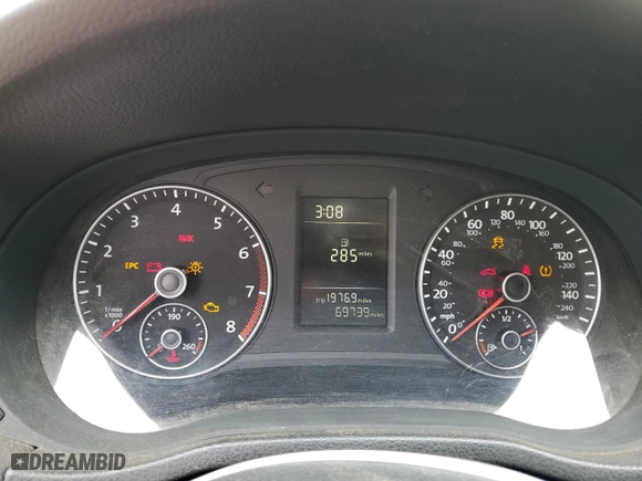 2013 Volkswagen Passat S w/Appearance with VIN 1VWAP7A32DC022150, listed as a Copart auction lot 51522185 with 69,739 mi miles and Salvage Title. Bid and sale history available at carsss.com. Image 9.