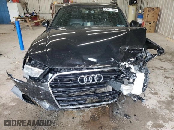 2017 Audi A3 Premium z VIN WAUAUGFFXH1051635, wystawiony jako Copart lot #56607485 z przebiegiem 133 659 mil mil oraz Szkody całkowita. Historia ofert i sprzedaży dostępna na DreamBid. Obrazek 5.