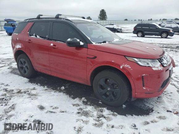 2021 Land Rover Discovery Sport S R-Dynamic with VIN SALCT2FX8MH890106, listed as a Copart auction lot 41658605 with 63,743 mi miles and Salvage Title. Bid and sale history available at carsss.com. Image 4.