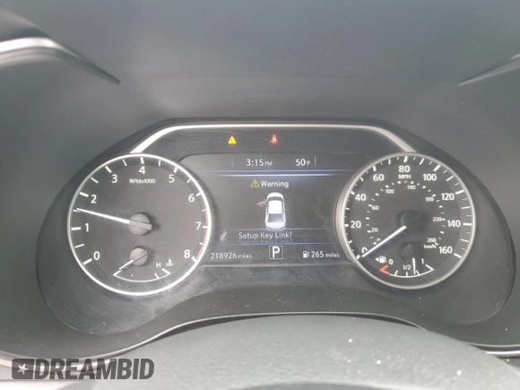 2017 Nissan Maxima SV with VIN 1N4AA6AP4HC414771, listed as a Copart auction lot 51579065 with 218,926 mi miles and Salvage Title. Bid and sale history available at DreamBid. Image 9.