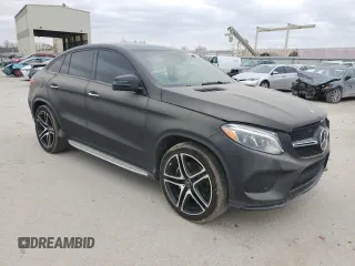 2019 Mercedes-Benz GLE 43 AMG with VIN 4JGED6EB7KA145777, listed as a Copart auction lot 47424505 with 73,487 mi miles and Salvage title. Bid and sale history available at DreamBid. Image 4.