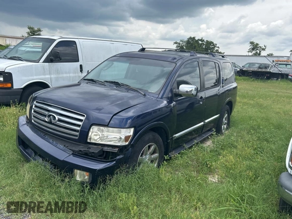 2007 Infiniti QX56 z VIN 5N3AA08A47N804400, wystawiony jako Copart lot #59031335 z przebiegiem 202 776 mil mil oraz Czysty tytuł • Clean title. Historia ofert i sprzedaży dostępna na DreamBid. Obrazek 2.