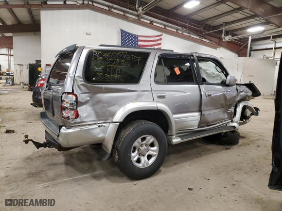 2001 Toyota 4Runner Limited with VIN JT3HN87R510339110, listed as a Copart auction lot 50285995 with 0 mi miles and Clean Title. Bid and sale history available at carsss.com. Image 3.