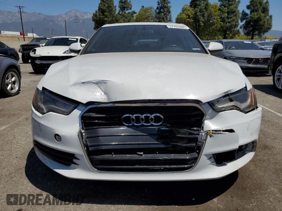 2014 Audi A6 Premium Plus with VIN WAUDFAFC6EN122800, listed as a Copart auction lot 57703495 with 176,272 mi miles and Clean title. Bid and sale history available at DreamBid. Image 5.