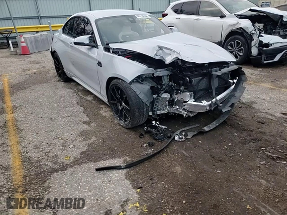 2021 BMW M2 Competition with VIN WBS2U7C06M7H84484, listed as a Copart auction lot 80774584 with 54,442 mi miles and Salvage Title. Bid and sale history available at carsss.com. Image 11.
