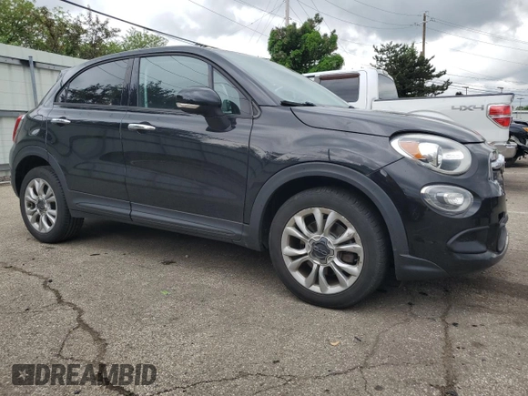 2016 FIAT 500X Easy with VIN ZFBCFXBT2GP364842, listed as a Copart auction lot 56557725 with 101,128 mi miles and Salvage title. Bid and sale history available at DreamBid. Image 4.
