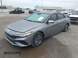 2024 Hyundai Elantra SEL with VIN KMHLM4DG9RU753995, listed as a IAAI auction lot 41917826 with 10,258 mi miles. Bid and sale history available at carsss.com. Image 2.