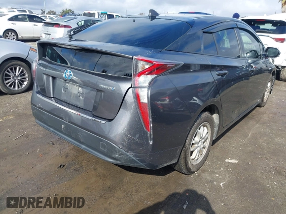 2016 Toyota Prius Four with VIN JTDKARFU6G3013588, listed as a IAAI auction lot 41507590 with 174,360 mi miles. Bid and sale history available at carsss.com. Image 4.