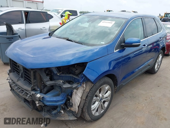 2022 Ford Edge Titanium with VIN 2FMPK4K90NBA94541, listed as a IAAI auction lot 42133166 with 58,844 mi miles. Bid and sale history available at carsss.com. Image 2.