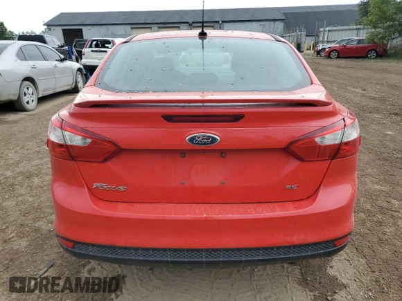 2012 Ford Focus SE with VIN 1FAHP3F23CL153439, listed as a Copart auction lot 60238075 with 126,360 mi miles and Clean title. Bid and sale history available at DreamBid. Image 6.