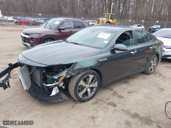 2019 Kia Optima LX with VIN 5XXGT4L33KG379368, listed as a IAAI auction lot 41487477 with 71,868 mi miles. Bid and sale history available at carsss.com. Image 2.