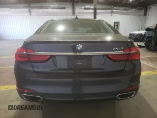 2017 BMW 7 Series 740i xDrive with VIN WBA7E4C59HGU99315, listed as a Copart auction lot 51578444 with 0 mi miles. Bid and sale history available at carsss.com. Image 6.