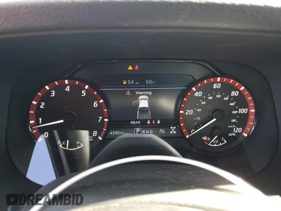 2024 Nissan Frontier Pro-4X with VIN 1N6ED1EK2RN656885, listed as a Copart auction lot 46604165 with 4,390 mi miles and Salvage title. Bid and sale history available at DreamBid. Image 9.