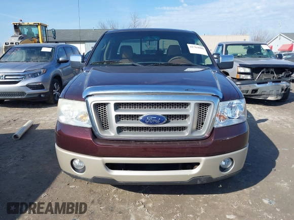 2008 Ford F-150 XLT with VIN 1FTPW12548KD59833, listed as a IAAI auction lot 41764806 with 128,606 mi miles. Bid and sale history available at carsss.com. Image 12.
