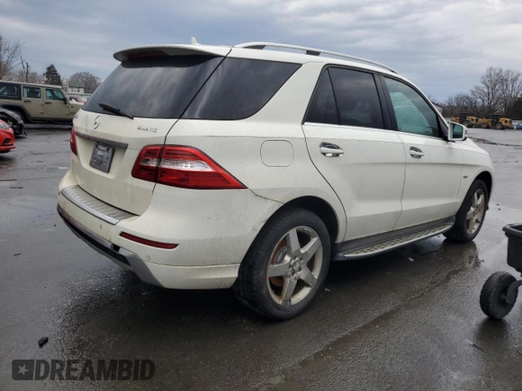 2012 Mercedes-Benz M 550 with VIN 4JGDA7DB1CA047955, listed as a Copart auction lot 47304715 with 218,931 mi miles and Clean title. Bid and sale history available at DreamBid. Image 3.