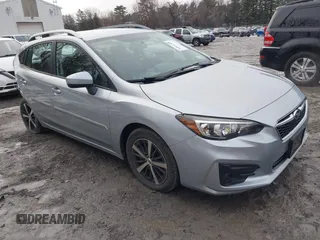 2019 Subaru Impreza Premium with VIN 4S3GTAC6XK3709130, listed as a IAAI auction lot 41072308 with 39,162 mi miles and . Bid and sale history available at DreamBid. Image 1.