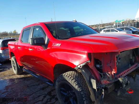 2019 Chevrolet Silverado 1500 Custom Trail Boss with VIN 1GCPYCEF0KZ183310, listed as a IAAI auction lot 41218379 with 63,522 mi miles. Bid and sale history available at carsss.com. Image 14.